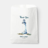 Watercolor Coastal New England Wedding Bedankzakje (Voorkant)