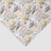 Watercolor Coastal Seagulls Tissuepapier (Detail)