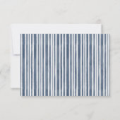 Watercolor Coastal Seascape Wedding RSVP Kaartje (Achterkant)