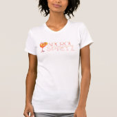 Watercolor Cocktail Aperol Spritz T-shirt (Voorkant)