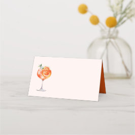 Watercolor Cocktail Bruidsfeest Borrel Plaatskaartje