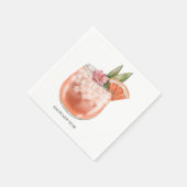 Watercolor Cocktail Servet (Hoek)