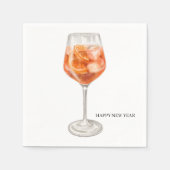 Watercolor Cocktail Servet (Voorkant)
