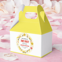 Watercolor Construction 2nd Birthday Party Bedankdoosjes