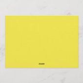 Watercolor Construction 2nd Birthday Party Kaart (Achterkant)