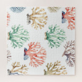 Watercolor Coral Reef Pattern Legpuzzel (Horizontaal)