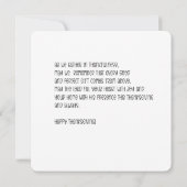 Watercolor cornucopia kaart (Achterkant)