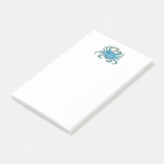 Watercolor Crab Post-it Post-it® Notes (Schuin)