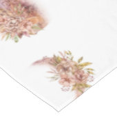 Watercolor Crescent Floral Pattern Tafelkleed (Gekanteld)