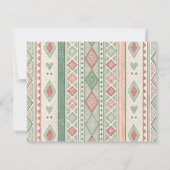 Watercolor Crocodile Chic Nursery Note Card Kaart (Achterkant)