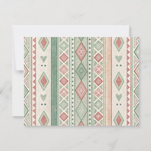 Watercolor Crocodile Chic Nursery Note Card Kaart (Achterkant)