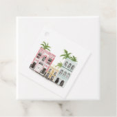 Watercolor Cuba Bestemming Bedankjes Labels (In situ)