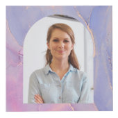 Watercolor Custom Name Monogram Kubus (Rechts)