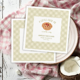 Watercolor Cutie Pie  Herfst Baby Shower Servet