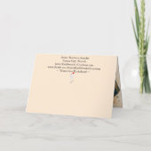 Watercolor Dachshund Hello Greeting Card Kaart (Achterkant)