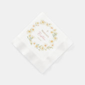  watercolor daisies Baptism Servet (Hoek)