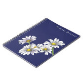 Watercolor Daisy Floral Boho Christmas Gift Notitieboek (Linkerzijde)