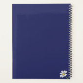 Watercolor Daisy Floral Boho Christmas Gift Planner (Achterkant)