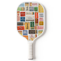Watercolor Dallas Matchbook Pickleball Paddle