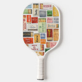 Watercolor Dallas Matchbook Pickleball Paddle (Achterkant)