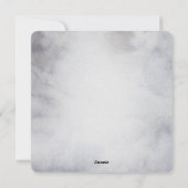 Watercolor Deer and Floral Accent Feestdagenkaart (Achterkant)