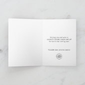 Watercolor Dennenkegels Krans Kerst Bedrijfs- Feestdagen Kaart (Binnen)