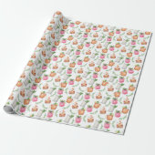 Watercolor Derby Day Mint Julep Dranken Cadeaupapier (Uitgerold)