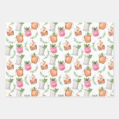 Watercolor Derby Day Mint Julep Drinks Inpakpapier Vel (Voorkant 3)