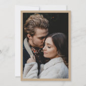 Watercolor Desert Cactus Boho Wedding Custom Photo Kaart (Achterkant)