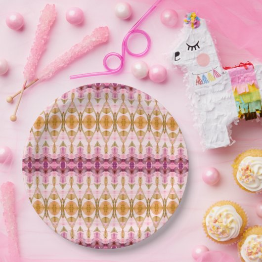 Watercolor Designer Patterned Paper Bord (Feest)