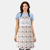 Watercolor Desserts Cake Boss Schort (Gedragen)