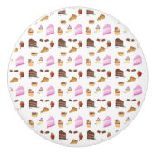 Watercolor Desserts Keramische Knop (Voorkant)