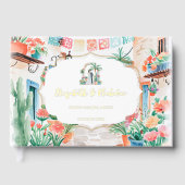 Watercolor Destination | Mexico Villa Wedding Gastenboek (Voorkant)