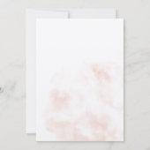 Watercolor Destination plane flight abroad wedding Kaart (Achterkant)