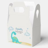 Watercolor Dinosaur Baby shower boy Bedankdoosjes (Geopend)