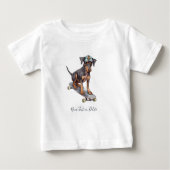 Watercolor Dobermann T-shirt (Voorkant)