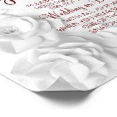 Watercolor Doe een ring bruidsshower spelbord Poster (Hoek)