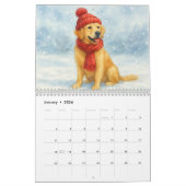 Watercolor Dog Calendar Kalender (Jan 2026)