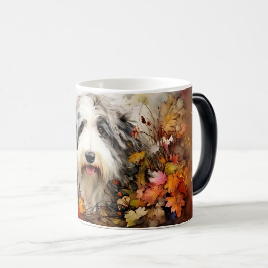 Watercolor Dog Mug Wrap Magische Mok (Voorkant rechts)