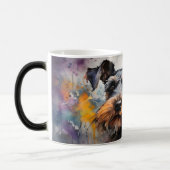 Watercolor Dog Mug Wrap Magische Mok (Links)