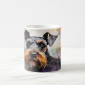 Watercolor Dog Mug Wrap Magische Mok (Center)