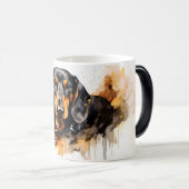 Watercolor Dog Mug Wrap Magische Mok (Voorkant rechts)