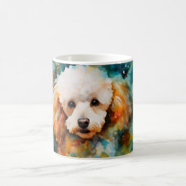 Watercolor Dog Mug Wrap Magische Mok