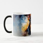 Watercolor Dog Mug Wrap Magische Mok (Links)