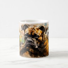 Watercolor Dog Mug Wrap Magische Mok