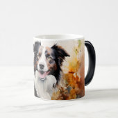 Watercolor Dog Mug Wrap Magische Mok (Voorkant rechts)