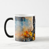 Watercolor Dog Mug Wrap Magische Mok (Links)