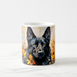 Watercolor Dog Mug Wrap Magische Mok
