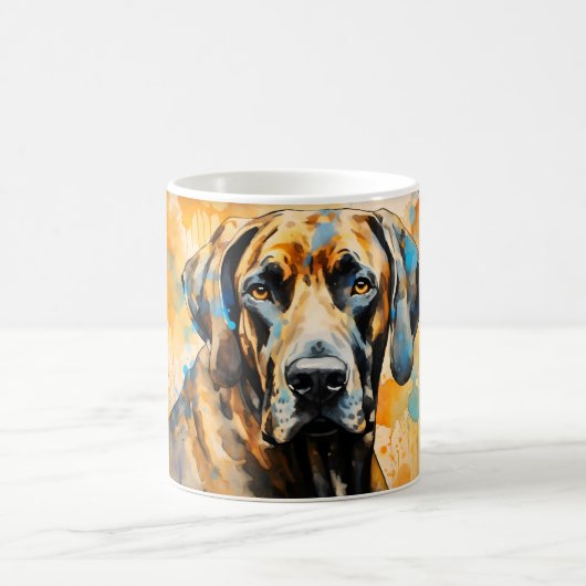 Watercolor Dog Mug Wrap Magische Mok (Center)