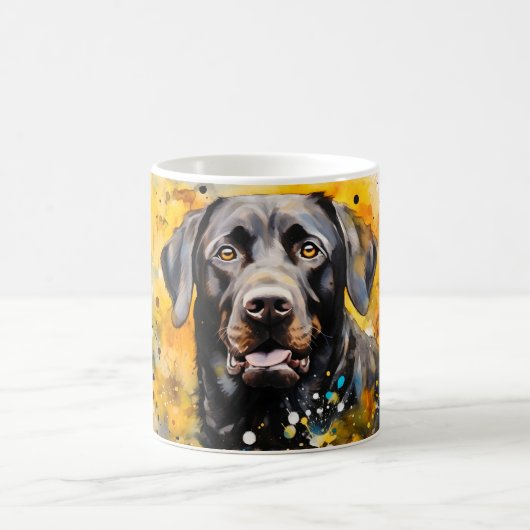 Watercolor Dog Mug Wrap Magische Mok (Center)
